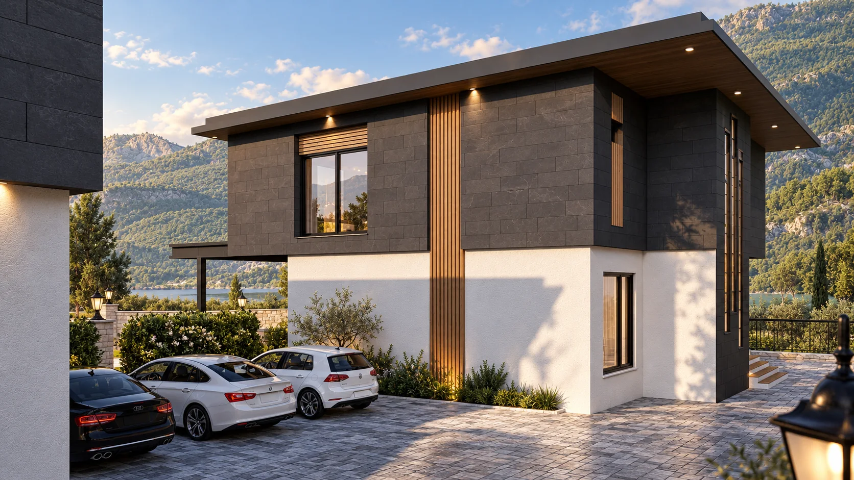 Atatürk Mahallesi · Tamamlanan Villa Projesi – Gündüz cephe