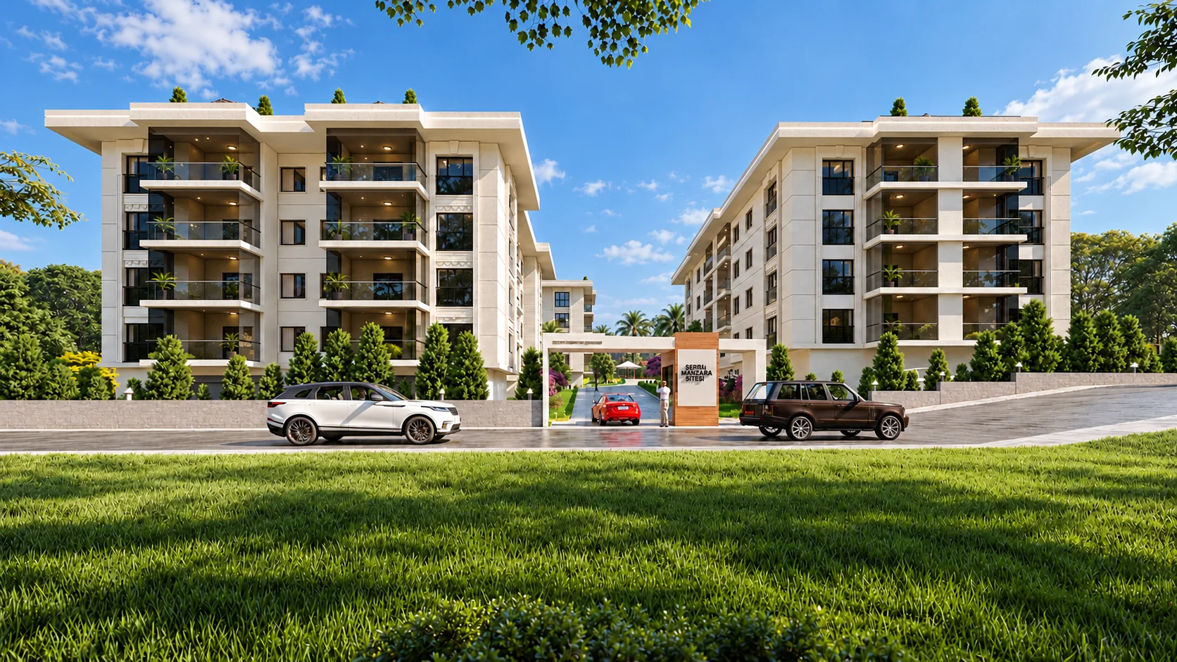 Şehr-i Manzara Sitesi – Site girişi