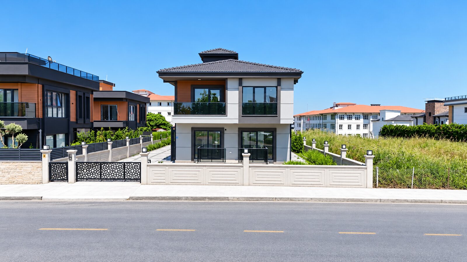 Tekirdağ Atatürk Mahallesi satılık villa dış cephe