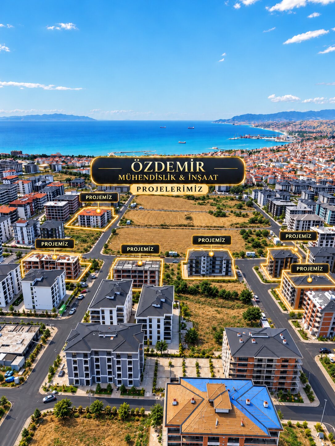 Özdemir İnşaat Tekirdağ güncel konut, daire ve villa projeleri